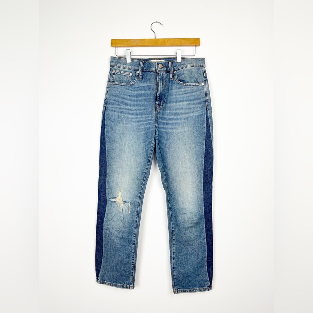 • Madewell • The High-Rise Slim Boyjean in Raebrook Wash: Eco Edition - Picture 6 of 12